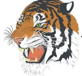 老虎吃瓜动漫头像,揭秘老虎的悠闲生活