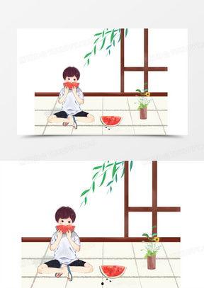 坐在瓜地上吃西瓜组词,共享夏日西瓜的欢乐时光